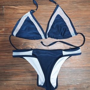 navy blue bikini bottoms
